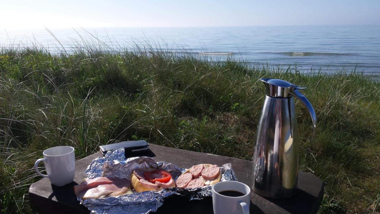 Strandboende Beddinge Strand Esterno foto
